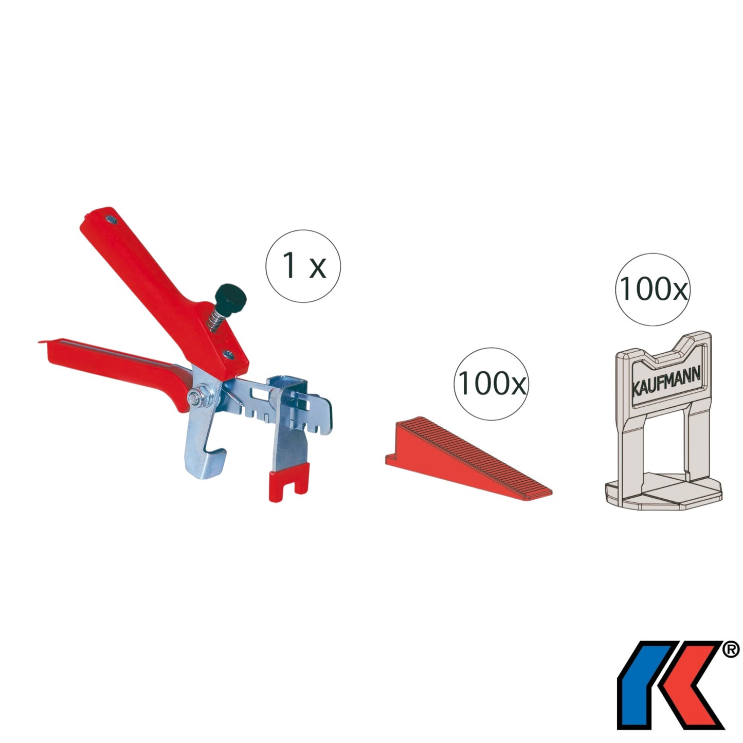 Kaufmann Starter Set Fliesen Nivelliersystem