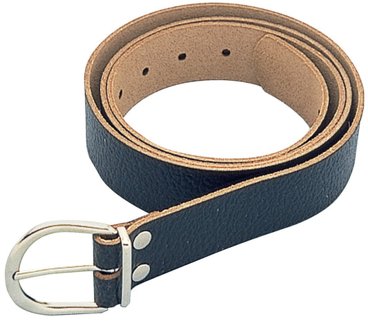Ledergürtel schwarz 1200 x 30 mm
